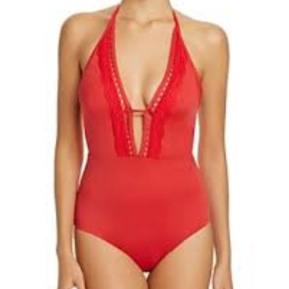 Laundry By Shelli Segal Other - NWT Red one-piece swimsuit